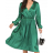 Šaty dlhé elegantný dlhý rukáv dámske (S/M ONE SIZE) TALIANSKA MÓDA IMPMG235775