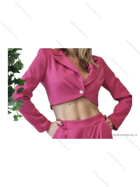 Sako dlhý rukáv dámske (S/M ONE SIZE) TALIANSKA MÓDA IMPMG233154