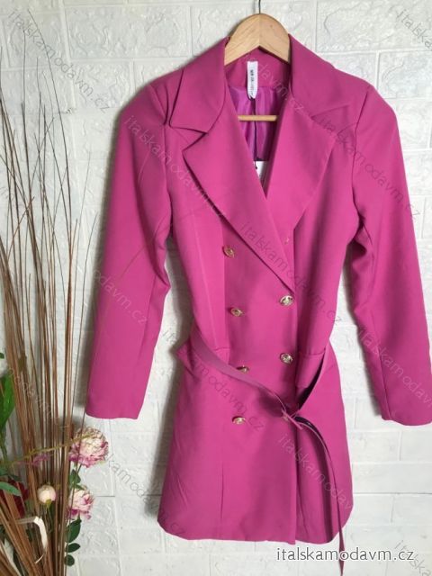 Sako/kabát dlhý rukáv dámske (S-XL) TALIANSKA MÓDA IMPGM237704-06