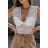 Top croptop krajkový bez rukávu dámský (S/M ONE SIZE) ITALSKÁ MÓDA IMPBB23D1148