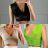 Top croptop krajkový bez rukávu dámský (S/M ONE SIZE) ITALSKÁ MÓDA IMPBB23D1148