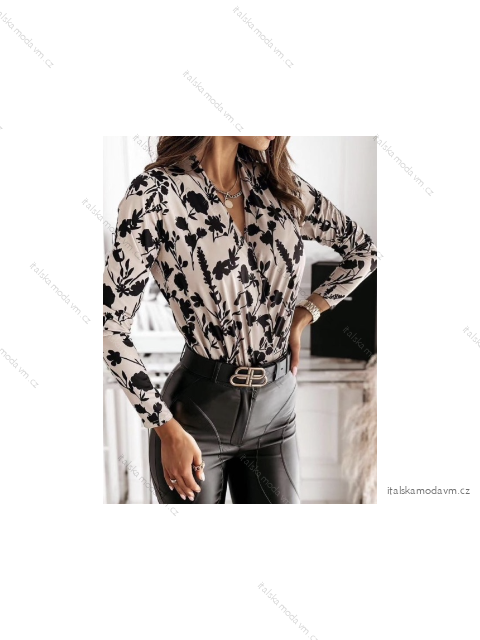 Body dlouhý rukáv dámský (S/M ONE SIZE) ITALSKÁ MÓDA IMPBB23D21141