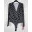 Body dlouhý rukáv dámský (S/M ONE SIZE) ITALSKÁ MÓDA IMPBB23D21141
