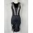 Šaty elegantní bez rukávu dámské (S/M ONE SIZE) ITALSKÁ MÓDA IMPBB23A11691