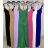 Šaty dlouhé elegantní společenské na ramínka dámské (S/M ONE SIZE) ITALSKÁ MÓDA IMPLP2361160010