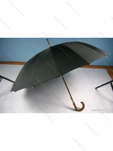 Deštník černý dlouhý 3616B