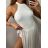 Body bez rukávu dámske (S/M ONE SIZE) TALIANSKA MÓDA IMPGM233387/DU S/M čierna