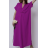 Šaty dlhé krátky rukáv dámske (S/M ONE SIZE) TALIANSKA MÓDA IMPMD2356101