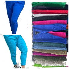 Kalhoty dlouhé strečové dámské nadrozměr (XL/2XL ONE SIZE) ITALSKÁ MÓDA IMWT231352