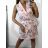Šaty kabátkové elegantní bez rukávu dámské (S/M ONE SIZE) ITALSKÁ MÓDA IMM23M18466/DU S/M Černá