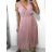 Šaty elegantní se skládanou sukní bez rukávu dámské (S/M ONE SIZE) ITALSKá MóDA IM42359100/DU S/M béžová
