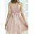 Šaty elegantné spoločenské bez rukávu dámske (S/M ONE SIZE) TALIANSKA MÓDA IMPSH238792