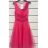 Šaty elegantné spoločenské bez rukávu dámske (S/M ONE SIZE) TALIANSKA MÓDA IMPSH238792
