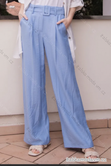 Kalhoty dlouhé s páskem dámské (S/M ONE SIZE) ITALSKÁ MÓDA IMPMD2313610