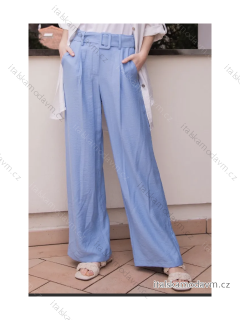 Nohavice dlhé s opaskom dámske (S/M ONE SIZE) TALIANSKA MÓDA IMPMD2313610