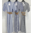 Šaty dlouhé letní košilové s páskem krátký rukáv dámské proužek (S/M ONE SIZE) ITALSKÁ MÓDA IMPMD238664a