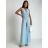 Overal dlouhý letní variabilní zavazování icecool dámské (S/M ONE SIZE) ITALSKÁ MÓDA IMM22377/DR starorůžová