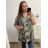 Tunika košilová dlouhý rukáv dámská (4XL/5XL ONE SIZE) ITALSKá MóDA IMC23PRATO