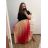 Šaty dlhé maxi dlhé krátky rukáv dámske nadrozmer (2XL/3XL/4XL ONE SIZE) TALIANSKA MÓDA IMD23020