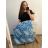 Šaty dlhé maxi dlhé krátky rukáv dámske nadrozmer (2XL/3XL/4XL ONE SIZE) TALIANSKA MÓDA IMD23020