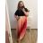 Šaty dlhé maxi dlhé krátky rukáv dámske nadrozmer (2XL/3XL/4XL ONE SIZE) TALIANSKA MÓDA IMD23020