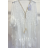 Šaty boho letní krajkové krátký rukáv dámské (S/M ONE SIZE) ITALSKÁ MÓDA IMPMD2385835