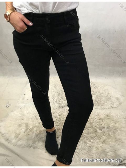 Džiny push-up středně vysoký pas (vel. 38-46) BB. S JEANS MAM20S5782 čierna 42