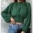 Top croptop dlouhý rukáv dámský (S/M ONE SIZE) ITALSKÁ MÓDA IMPMD2326596