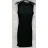Šaty elegantní bez rukávu dámské (S/M ONE SIZE) ITALSKÁ MÓDA IMPMD2323783L