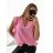 Tunika letní bez rukávů dámská (S/M/L ONE SIZE) ITALSKÁ MÓDA IMD22479