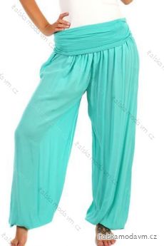 Kalhoty aladinky harémky dlouhé dámské (M/L ONE SIZE) ITALSKÁ MÓDA IMD22212