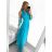 Šaty dlouhé variabilní vázání elegantní společenské dámské (S/M/L/XL ONE SIZE) ITALSKÁ MÓDA IMPBB23A11791