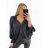 Košile elegantní oversize dlouhý rukáv dámská (S/M/L ONE SIZE) ITALSKÁ MÓDA IM9231012