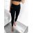 Legíny yoga funkčné dlhé dámske (M-2XL) WOLF Y2361/DU XL čierna