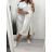 Šaty košilové krátký rukáv dámské (S/M/L ONE SIZE) ITALSKÁ MÓDA IMWB23295/DR M/L světle modrá
