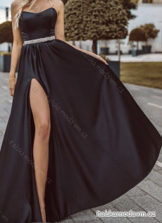 Šaty dlouhé elegantní na ramínka dámské (S/M ONE SIZE) ITALSKÁ MÓDA IMPCF2322611