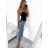 Rifle jeans dlhé dámske push up (XS-XL) RE-DRESSMA521ps65 <p>modrá</p> 29
