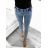 Rifle jeans dlouhé dámské push up (XS-XL) RE-DRESS MA521ps65/DR 25 modrá