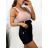 Tílko body dámské na ramínka dámské (S/M ONE SIZE) ITALSKá MóDA IMM23M13092/DU S/M starorůžová
