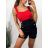 Tílko body dámské na ramínka dámské (S/M ONE SIZE) ITALSKá MóDA IMM23M13092/DU S/M starorůžová