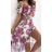 Šaty dlhé carmen krátky rukáv dámske (S/M ONE SIZE) TALIANSKA MÓDA IMPGM231146