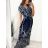 Šaty dlhé elegantný icecool krátky rukáv dámske (M/L, XL/2XL) AINUOSI TALIANSKA MODA IMB237751/DU čierna M/L