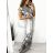 Šaty dlouhé elegantní icecool krátký rukáv dámské (M/L, XL/2XL) AINUOSI  ITALSKÁ MODA IMB237751/DU černá M/L