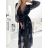 Šaty dlouhé elegantní dlouhý rukáv dámské (S/M ONE SIZE) ITALSKÁ MÓDA IMWGB23951