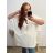 Tunika oversize krátký rukáv dámská nadrozměr (3XL/4XL/5XL ONE SIZE) ITALSKÁ MÓDA IMBM23COLET/DU