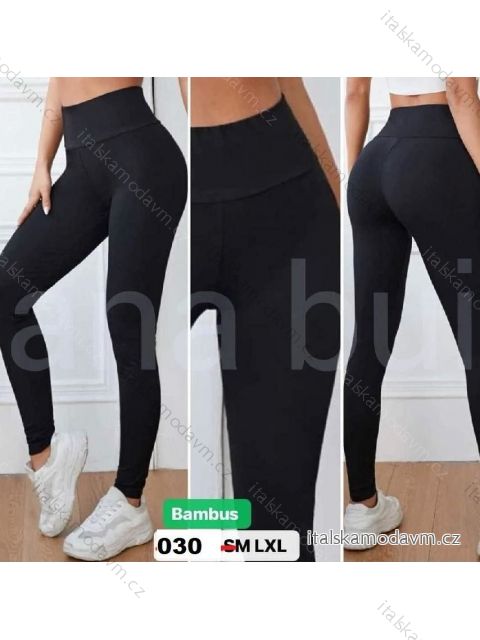 Legíny dlouhé bambusové dámské (S/M-L/XL) TURECKÁ MÓDA TMWL23030/DUR L/XL Černá