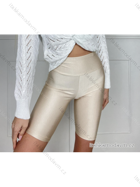 Legíny krátké dámské (S/M ONE SIZE) ITALSKÁ MÓDA IMPBB23A43901/DU S/M Černá