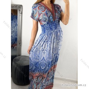 Šaty letní icecool s rukávem dámské (M/L, XL/2XL) AINUOSI  ITALSKÁ MODA IMB239922