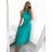 Šaty společenské elegantní letní bez rukávu dámské (S/M ONE SIZE) ITALSKÁ MÓDA IMPSH223590/DUR fuchsiová S/M