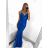 Šaty dlhé elegantné spoločenské na ramienka dámske (S/M ONE SIZE) TALIANSKA MÓDA IMPLP2322930135